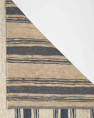 Ralph Lauren Home Cliff Stripe Hand-Knotted Rug | Thumbnail 3 Ralph Lauren Home Cliff Stripe Hand-Knotted Rug | Thumbnail 3