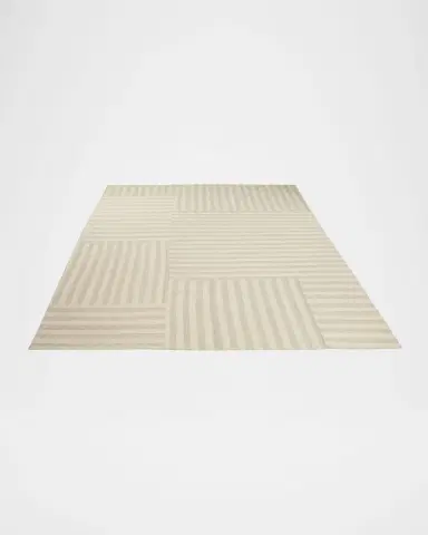Ralph Lauren Home Celeste Stripe Patch Hand-Woven Rug | Thumbnail 2 Ralph Lauren Home Celeste Stripe Patch Hand-Woven Rug | Thumbnail 2