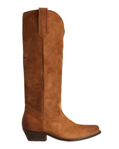 Golden Goose Wish Star Embroidered Suede Cowboy Boots | Thumbnail 1 Golden Goose Wish Star Embroidered Suede Cowboy Boots | Thumbnail 1