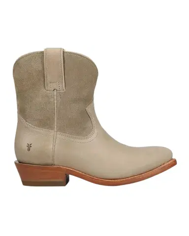 Frye Billy Mixed Leather Western Short Boots | Thumbnail 1 Frye Billy Mixed Leather Western Short Boots | Thumbnail 1