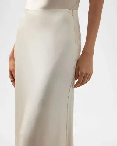 Ralph Lauren Collection Masina Stretch Satin Skirt | Thumbnail 5 Ralph Lauren Collection Masina Stretch Satin Skirt | Thumbnail 5