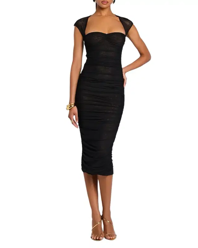Kylie Mesh Midi Dress Kylie Mesh Midi Dress