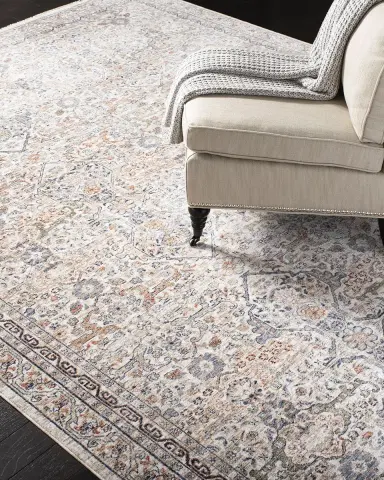 Lauren Ralph Lauren Belvoir Ivory Power-Loomed Rug, 6 ' x 9 ' | Thumbnail 4 Lauren Ralph Lauren Belvoir Ivory Power-Loomed Rug, 6 ' x 9 ' | Thumbnail 4