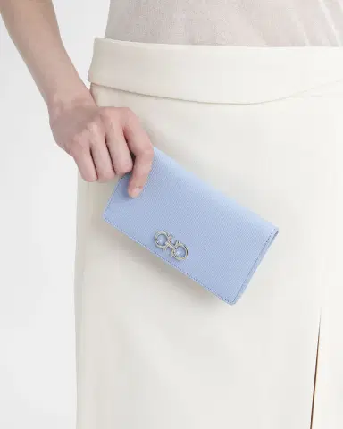 Ferragamo Gancini Hammered Leather Continental Wallet | Thumbnail 2 Ferragamo Gancini Hammered Leather Continental Wallet | Thumbnail 2