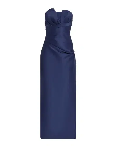 Badgley Mischka Strapless Mikado Trumpet Gown | Thumbnail 1 Badgley Mischka Strapless Mikado Trumpet Gown | Thumbnail 1