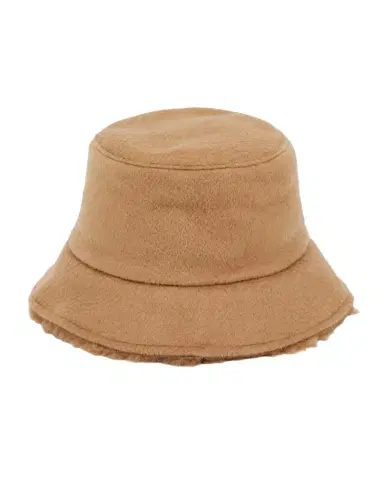 Max Mara Fiducia Reversible Camel & Teddy Cloche Hat | Thumbnail 1 Max Mara Fiducia Reversible Camel & Teddy Cloche Hat | Thumbnail 1