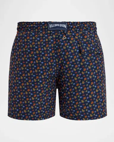 Vilebrequin Men 's Micro Ronde des Tortues Swim Trunks | Thumbnail 3 Vilebrequin Men 's Micro Ronde des Tortues Swim Trunks | Thumbnail 3