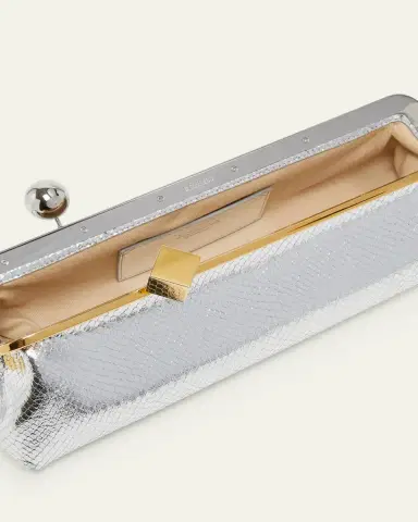 Jacquemus La Pochette Salon Snakeskin-Embossed Leather Clutch Bag | Thumbnail 9 Jacquemus La Pochette Salon Snakeskin-Embossed Leather Clutch Bag | Thumbnail 9