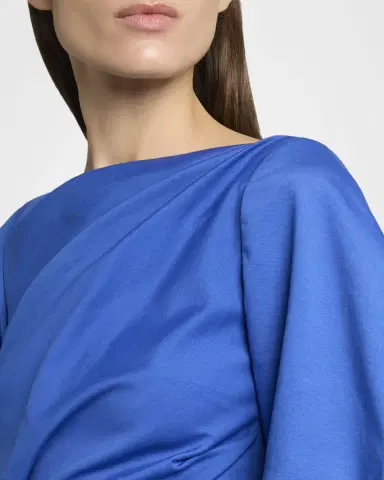 Talbot Runhof Ross Draped-Waist Midi Dress | Thumbnail 5 Talbot Runhof Ross Draped-Waist Midi Dress | Thumbnail 5