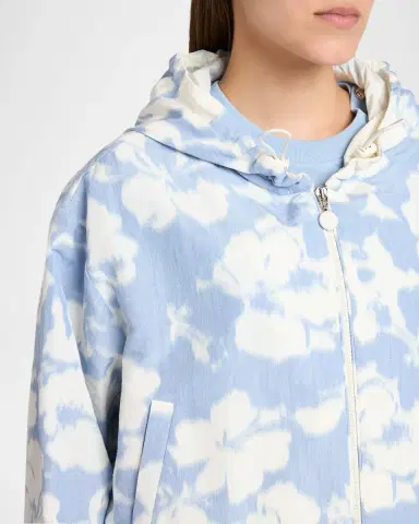 Moncler Noisetier Floral Hooded Jacket | Thumbnail 5 Moncler Noisetier Floral Hooded Jacket | Thumbnail 5