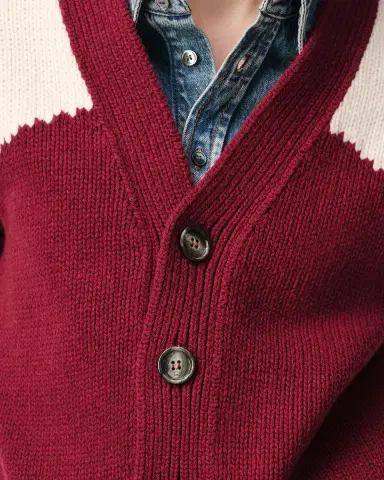 AMI PARIS Ami De Coeur V-Neck Cardigan | Thumbnail 5 AMI PARIS Ami De Coeur V-Neck Cardigan | Thumbnail 5