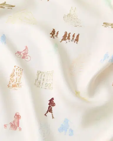 Lafayette 148 New York Scottie Manhattan-Print Silk Twill Blouse | Thumbnail 5 Lafayette 148 New York Scottie Manhattan-Print Silk Twill Blouse | Thumbnail 5