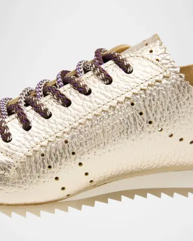Pedro Garcia Celin Metallic Leather Low-Top Sneakers | Thumbnail 5 Pedro Garcia Celin Metallic Leather Low-Top Sneakers | Thumbnail 5