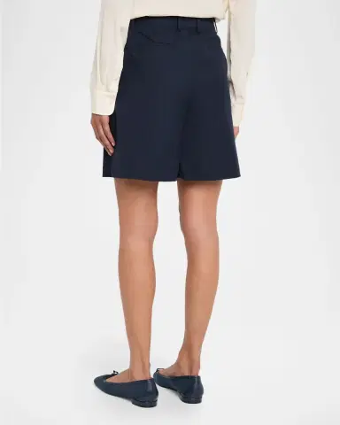 Lafayette 148 New York Park Wide-Leg Techno Stretch Twill Shorts | Thumbnail 3 Lafayette 148 New York Park Wide-Leg Techno Stretch Twill Shorts | Thumbnail 3