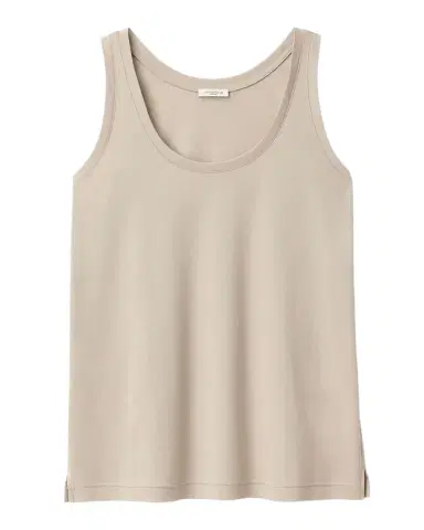Lafayette 148 New York Scoop-Neck Cotton-Silk Tank | Thumbnail 1 Lafayette 148 New York Scoop-Neck Cotton-Silk Tank | Thumbnail 1