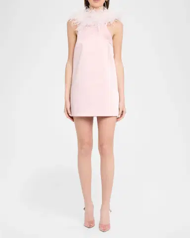 Retrofête Jorie Feathered Mini Dress | Thumbnail 2 Retrofête Jorie Feathered Mini Dress | Thumbnail 2