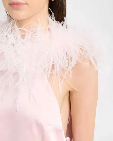 Retrofête Jorie Feathered Mini Dress | Thumbnail 5 Retrofête Jorie Feathered Mini Dress | Thumbnail 5