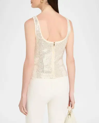 Retrofête Marzia Embellished Tank Top | Thumbnail 3 Retrofête Marzia Embellished Tank Top | Thumbnail 3