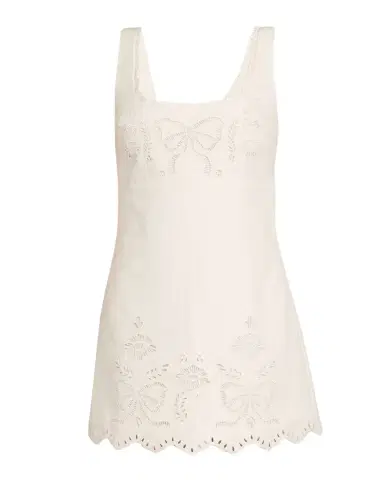 LoveShackFancy Fable Embroidered Mini Dress | Thumbnail 1 LoveShackFancy Fable Embroidered Mini Dress | Thumbnail 1