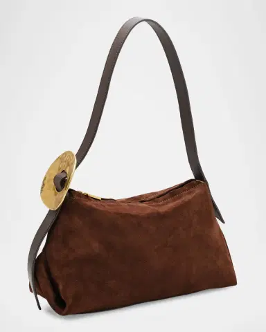 Cult Gaia Preston Suede Shoulder Bag | Thumbnail 2 Cult Gaia Preston Suede Shoulder Bag | Thumbnail 2