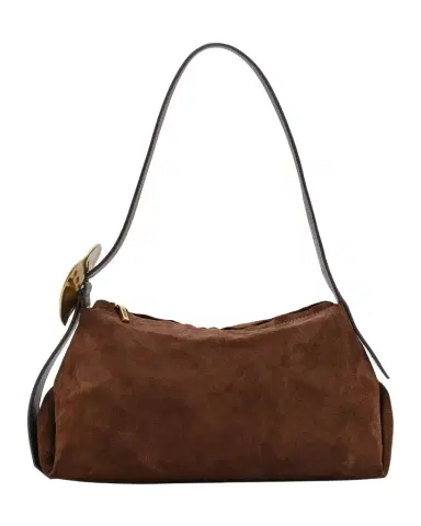 Cult Gaia Preston Suede Shoulder Bag | Thumbnail 1 Cult Gaia Preston Suede Shoulder Bag | Thumbnail 1