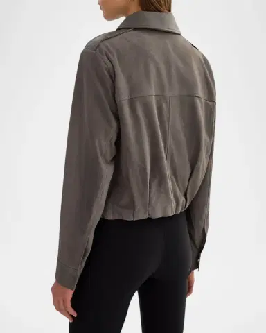 LaMarque Robbie Suede Bomber Jacket | Thumbnail 2 LaMarque Robbie Suede Bomber Jacket | Thumbnail 2
