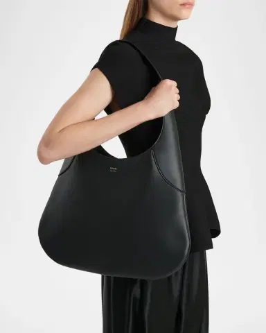 Khaite Joan Large Leather Hobo Bag | Thumbnail 4 Khaite Joan Large Leather Hobo Bag | Thumbnail 4