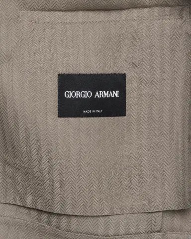 Giorgio Armani Men 's Chevron Cupro Relaxed Shawl-Lapel Suit | Thumbnail 6 Giorgio Armani Men 's Chevron Cupro Relaxed Shawl-Lapel Suit | Thumbnail 6