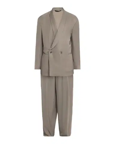 Giorgio Armani Men 's Chevron Cupro Relaxed Shawl-Lapel Suit | Thumbnail 1 Giorgio Armani Men 's Chevron Cupro Relaxed Shawl-Lapel Suit | Thumbnail 1