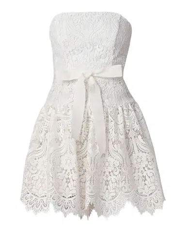 Shoshanna Ester Strapless Guipure Lace Mini Dress | Thumbnail 1 Shoshanna Ester Strapless Guipure Lace Mini Dress | Thumbnail 1