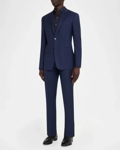 Giorgio Armani Men's Soft Virgin Wool Two-Piece Suit | Thumbnail 2 Giorgio Armani Men's Soft Virgin Wool Two-Piece Suit | Thumbnail 2