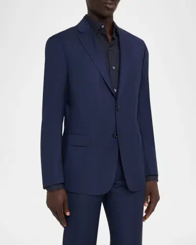 Giorgio Armani Men's Soft Virgin Wool Two-Piece Suit | Thumbnail 4 Giorgio Armani Men's Soft Virgin Wool Two-Piece Suit | Thumbnail 4