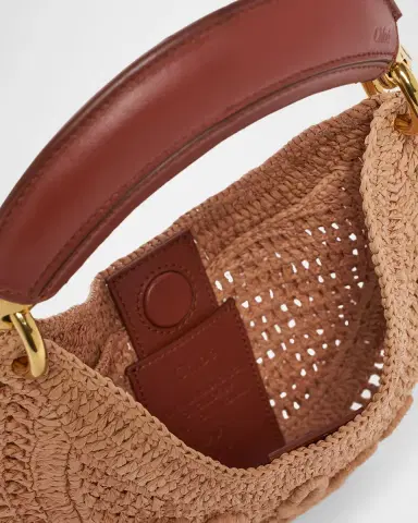 Chloé Summer Banana Mini Raffia Hobo Bag | Thumbnail 3 Chloé Summer Banana Mini Raffia Hobo Bag | Thumbnail 3