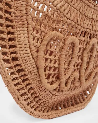 Chloé Summer Banana Mini Raffia Hobo Bag | Thumbnail 4 Chloé Summer Banana Mini Raffia Hobo Bag | Thumbnail 4