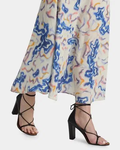 Ulla Johnson Samar Short-Sleeve Silk Dress | Thumbnail 4 Ulla Johnson Samar Short-Sleeve Silk Dress | Thumbnail 4