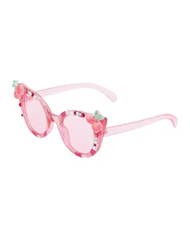 Bari Lynn Girl's Cherry Crystal-Embellished Cat-Eye Sunglasses | Thumbnail 1 Bari Lynn Girl's Cherry Crystal-Embellished Cat-Eye Sunglasses | Thumbnail 1