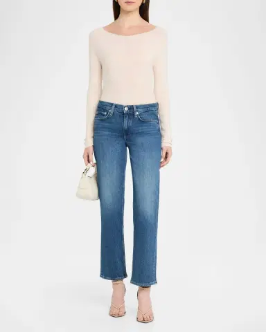 Rag & Bone Harlow Low-Rise Ankle Straight Jeans | Thumbnail 2 Rag & Bone Harlow Low-Rise Ankle Straight Jeans | Thumbnail 2