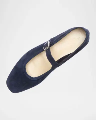 Le Monde Béryl Suede Mary Jane Ballerina Flats | Thumbnail 2 Le Monde Béryl Suede Mary Jane Ballerina Flats | Thumbnail 2