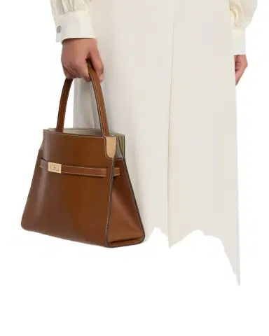 Tory Burch Lee Radziwill Small Leather Double Shoulder Bag | Thumbnail 1 Tory Burch Lee Radziwill Small Leather Double Shoulder Bag | Thumbnail 1