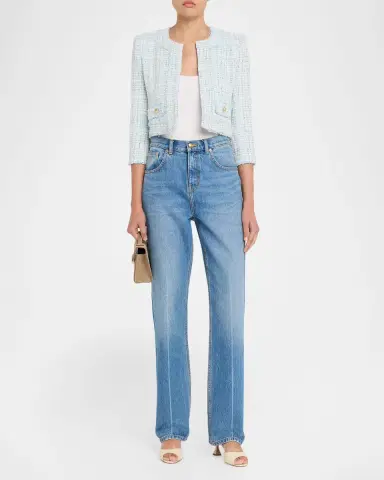 Generation Love Salvador Cropped Tweed Blazer | Thumbnail 2 Generation Love Salvador Cropped Tweed Blazer | Thumbnail 2