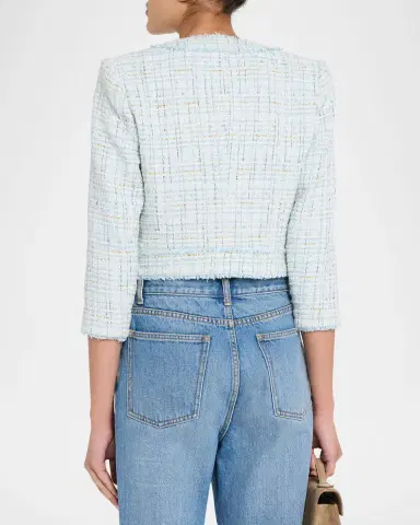 Generation Love Salvador Cropped Tweed Blazer | Thumbnail 3 Generation Love Salvador Cropped Tweed Blazer | Thumbnail 3