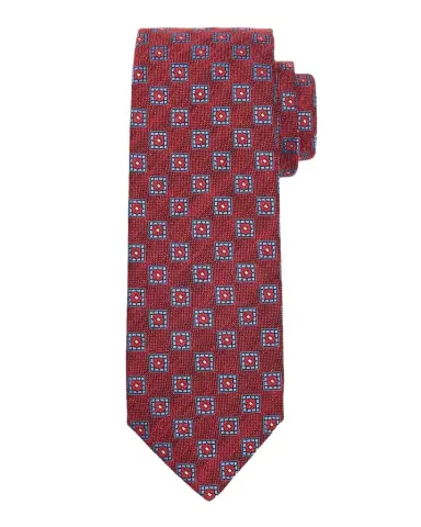 Isaia Men's Geometric Silk Tie | Thumbnail 1 Isaia Men's Geometric Silk Tie | Thumbnail 1