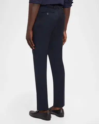 Bugatchi Men 's Slim Hybrid-Waist Wool Pleated Pants | Thumbnail 3 Bugatchi Men 's Slim Hybrid-Waist Wool Pleated Pants | Thumbnail 3