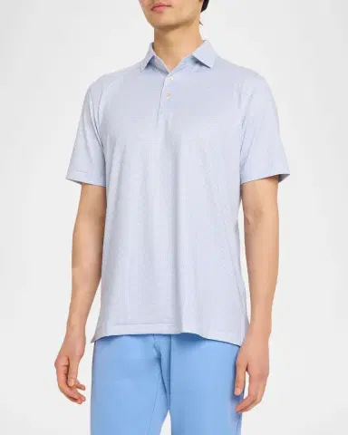 Peter Millar Men's Phoenix Performance Jersey Polo Shirt | Thumbnail 4 Peter Millar Men's Phoenix Performance Jersey Polo Shirt | Thumbnail 4