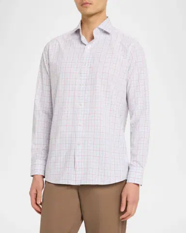 Peter Millar Men's Crown Crafted Main Performance Poplin Shirt | Thumbnail 4 Peter Millar Men's Crown Crafted Main Performance Poplin Shirt | Thumbnail 4