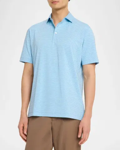Peter Millar Men's Crown Sport Hales Performance Jersey Polo Shirt | Thumbnail 3 Peter Millar Men's Crown Sport Hales Performance Jersey Polo Shirt | Thumbnail 3
