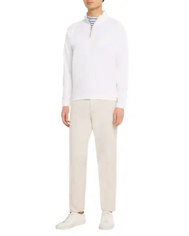 Peter Millar Men's Crown Crafted Albatross Cotton-Blend Pique Quarter-Zip | Thumbnail 1 Peter Millar Men's Crown Crafted Albatross Cotton-Blend Pique Quarter-Zip | Thumbnail 1