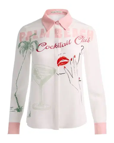 ALICE + OLIVIA Willa Placket Top | Thumbnail 1 ALICE + OLIVIA Willa Placket Top | Thumbnail 1