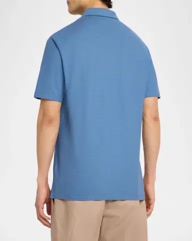 Peter Millar Men's Crown Crafted Cool Cotton Polo Shirt | Thumbnail 3 Peter Millar Men's Crown Crafted Cool Cotton Polo Shirt | Thumbnail 3