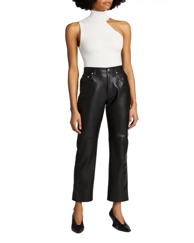 Kiki Multi-Stitch Turtleneck Cutout Tank Kiki Multi-Stitch Turtleneck Cutout Tank